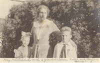 1915? May Whitehead and two grandchildren Ralph and Marjorie Norris 1915? May Whitehead and two grandchildren Ralph and Marjorie Norris