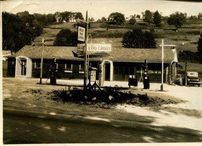 Patterson, NY, Rt 22 #?_1935 (The Log Cabin)