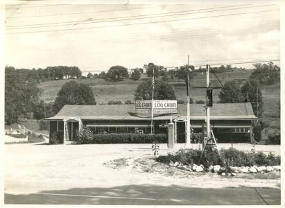 Patterson, NY, Rt 22 #?_1941 (The Log Cabin)