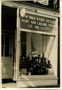 Patterson, NY, Front Street #7_1936 ([A. Elson's] Liquor Store)