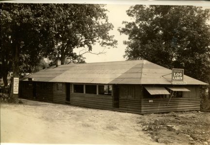Patterson, NY, Putnam Lake, Haviland Dr_1935/36/37 (Irish's Log Cabin)